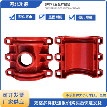 加厚鑄鐵材質(zhì)哈夫節(jié)自來水管道接口補(bǔ)漏器管道搶修現(xiàn)貨速發(fā)堵漏器